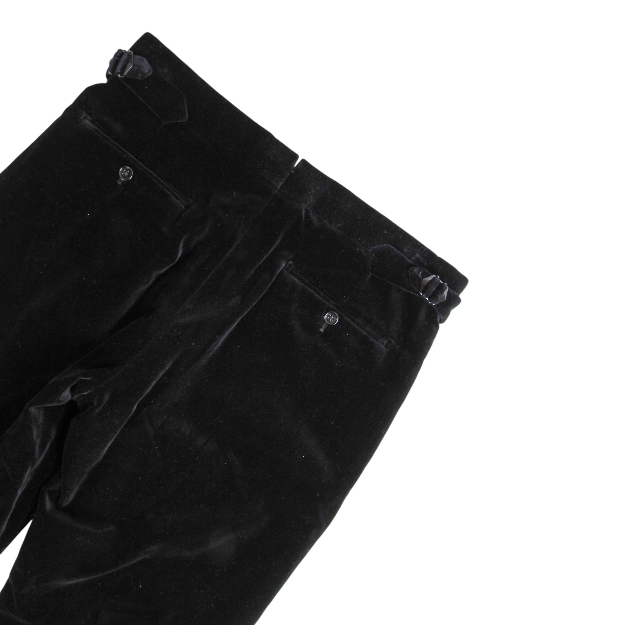 Ralph Lauren Purple Label Velour Trousers Size 32