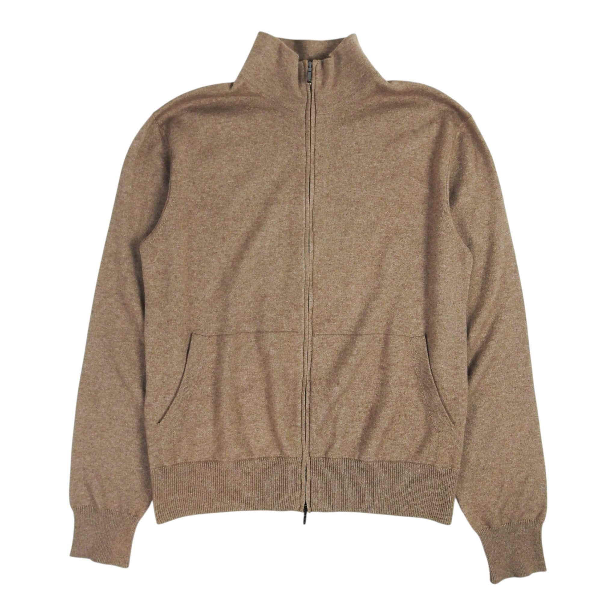Loro Piana Cashmere Zip Sweater Size 46