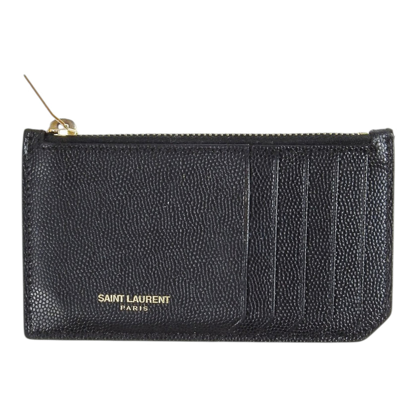 Saint Laurent Paris Leather Cardholder