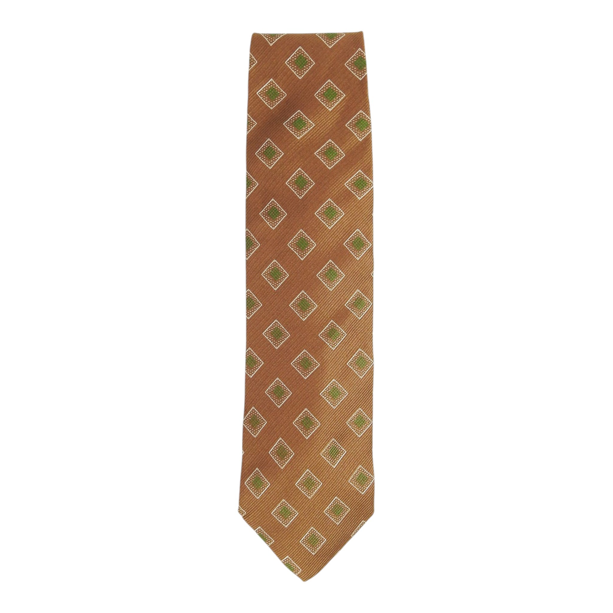 Giorgio Armani Cravette Brown/Green Tie