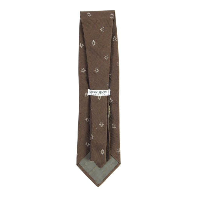 Giorgio Armani Cravette Brown Tie