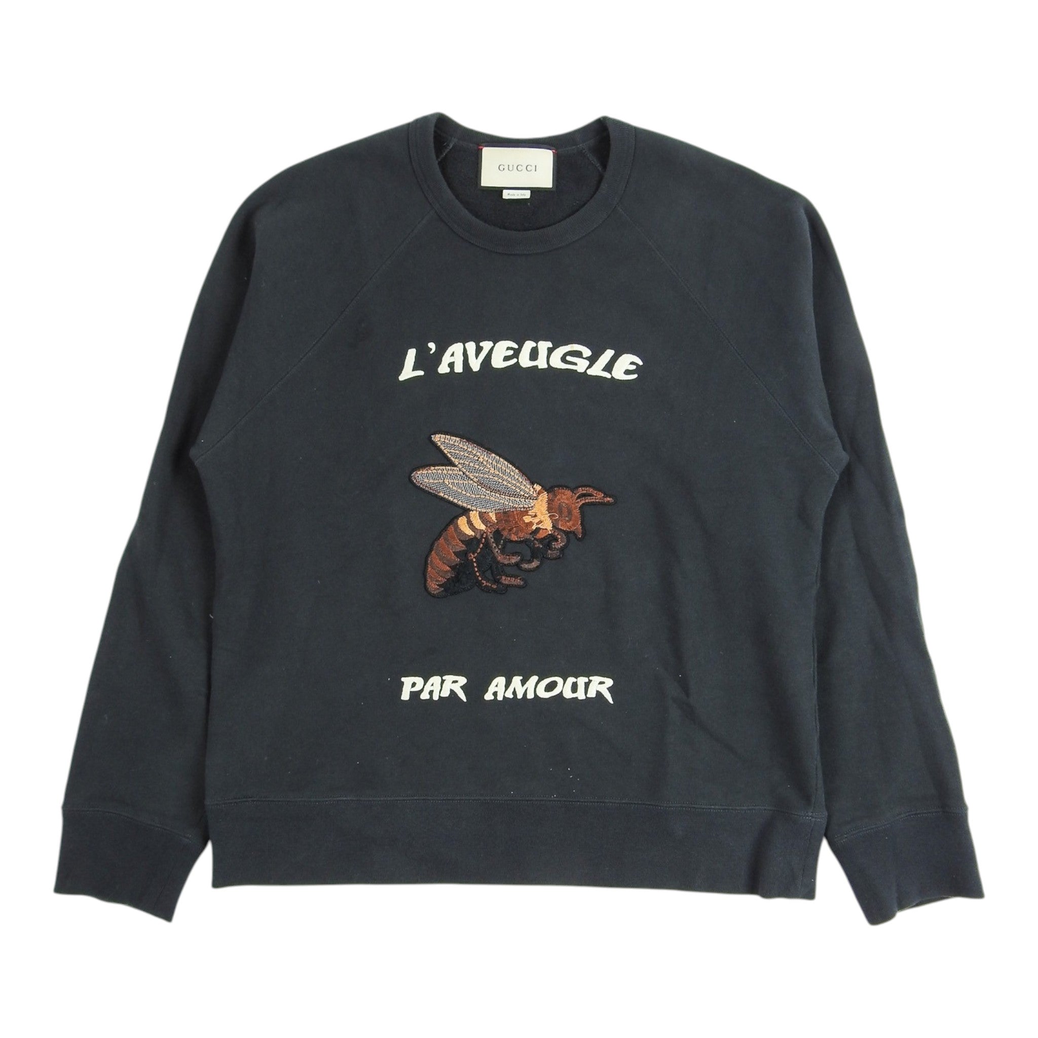 Gucci L’Aveugle Par Amour Sweatshirt Size Large