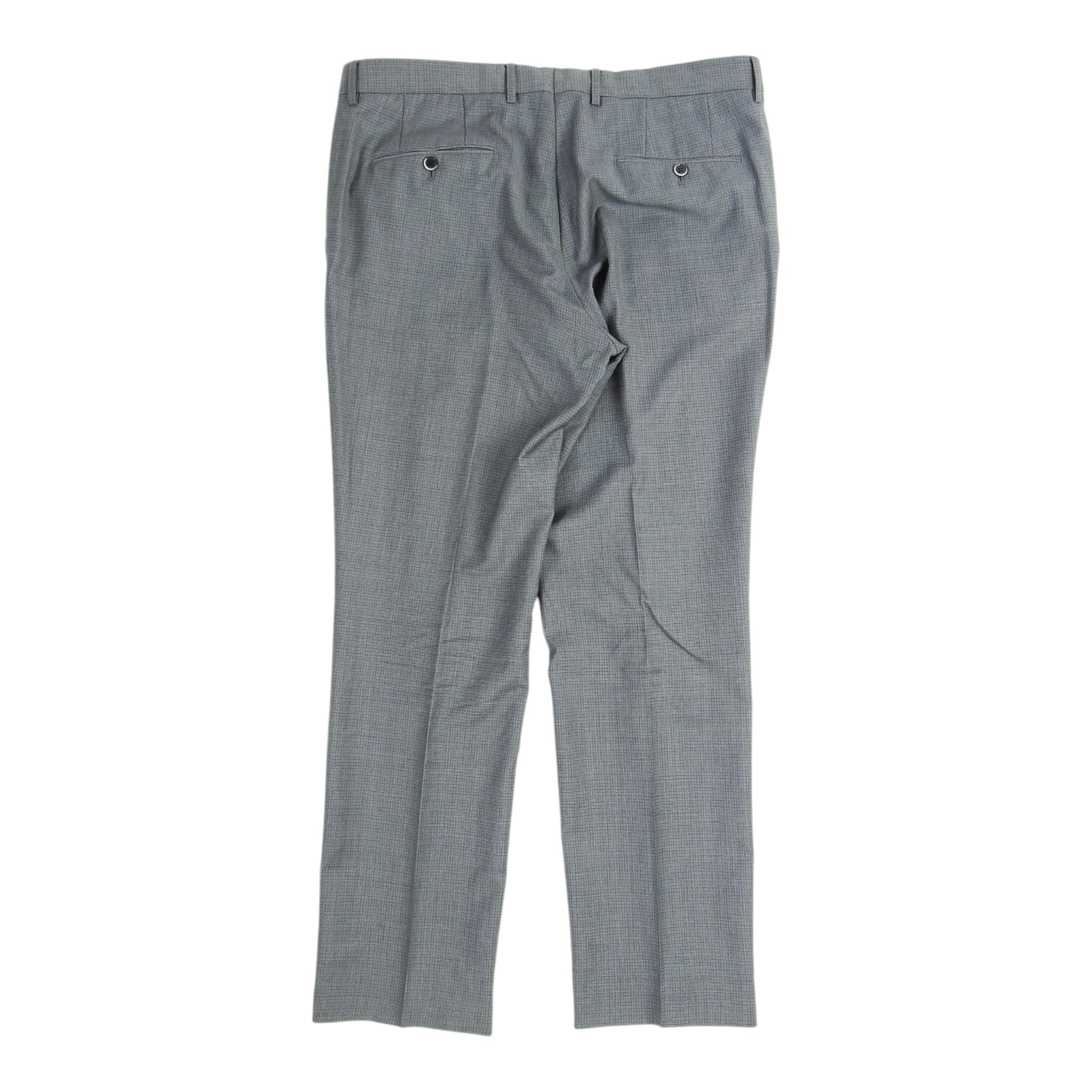 Hugo Boss Grey Double Breasted Suit Size 42R