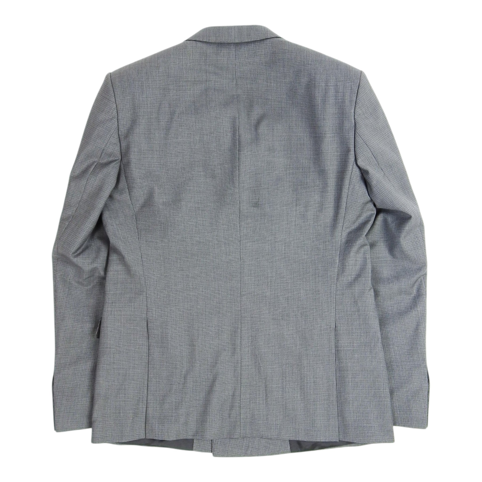 Hugo Boss Grey Double Breasted Suit Size 42R
