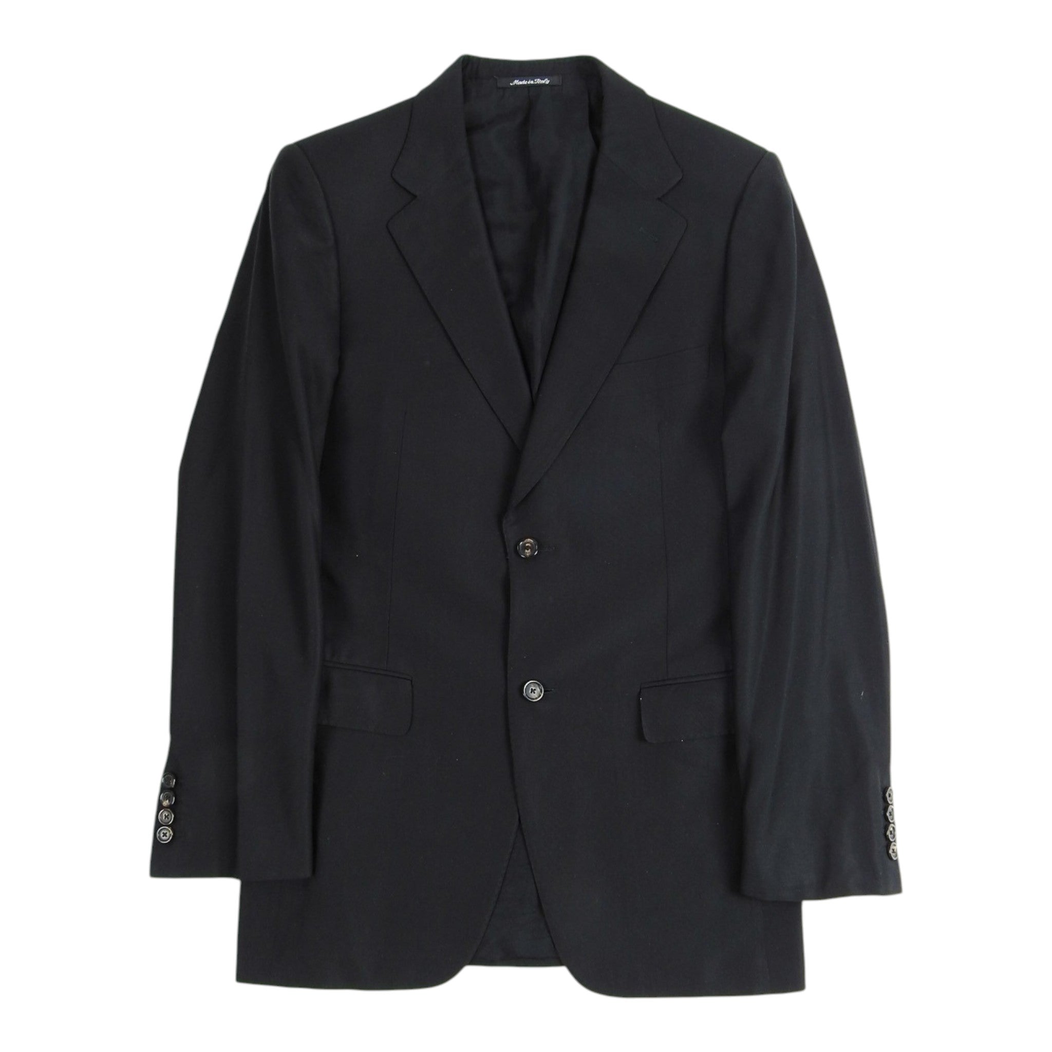 Yves Saint Laurent Black 2 Piece Suit Size 48