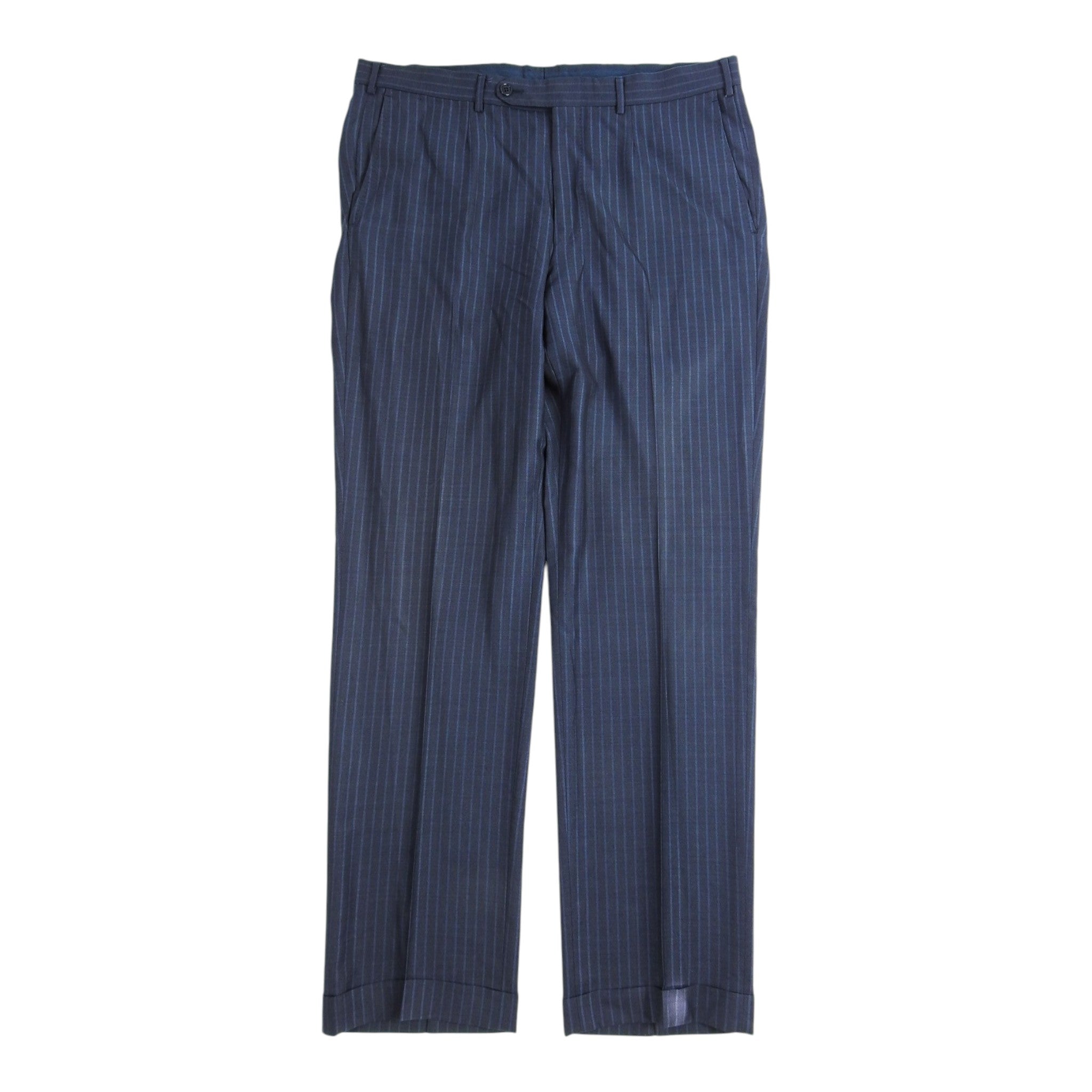 Ermenegildo Zegna Striped 2 Piece Suit Size 50
