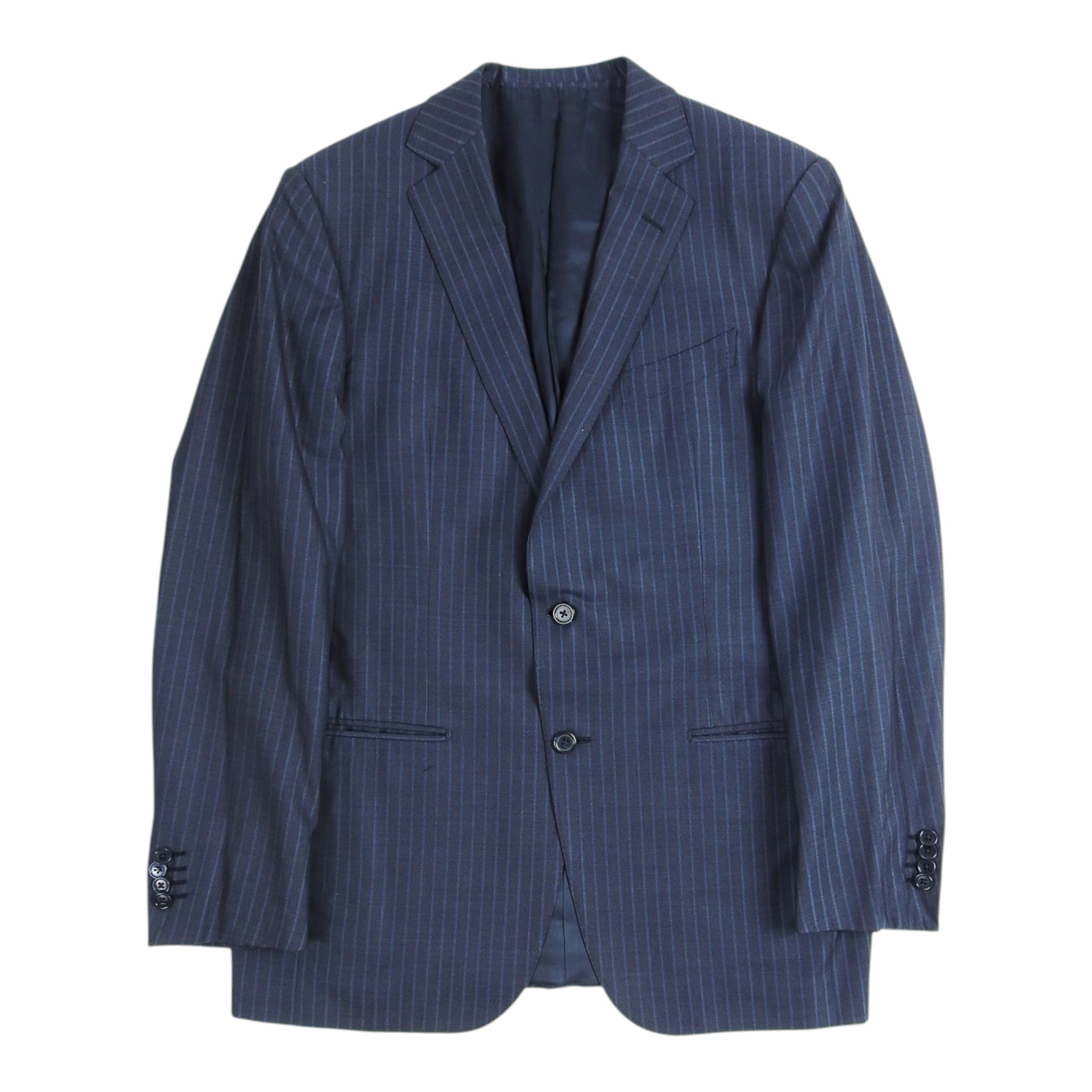 Ermenegildo Zegna Striped 2 Piece Suit Size 50
