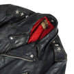 Windward 1950s Horsehide Biker Jacket Size Unmarked