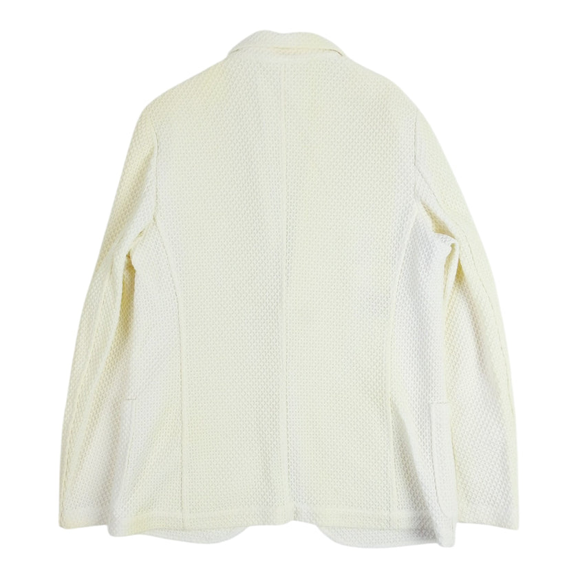 Altea White Knit Jacket Size 50