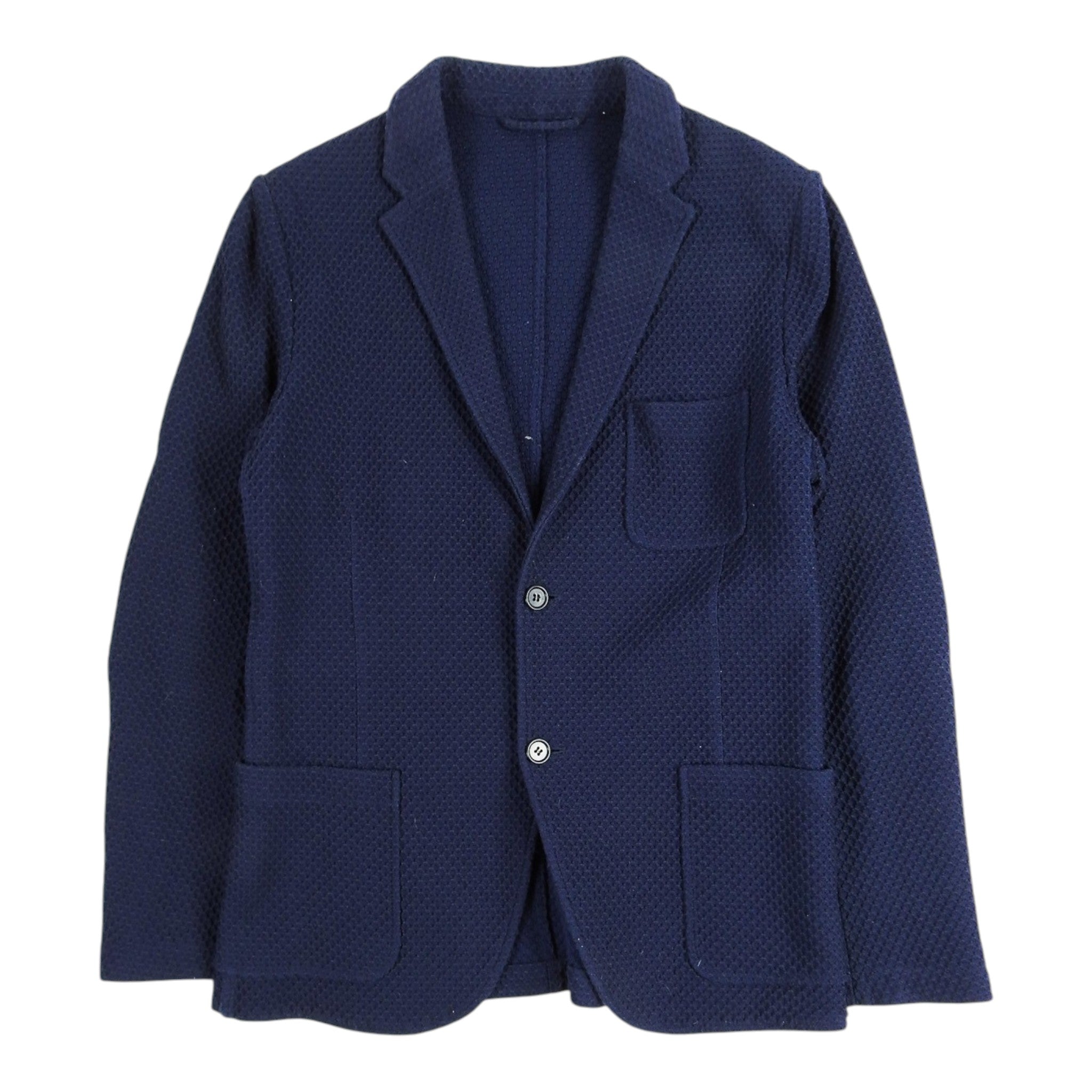 Altea Navy Knit Jacket Size 48