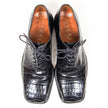 Gucci Square Toe Croc Shoes Size 10.5