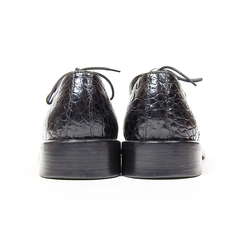 Gucci Square Toe Croc Shoes Size 10.5
