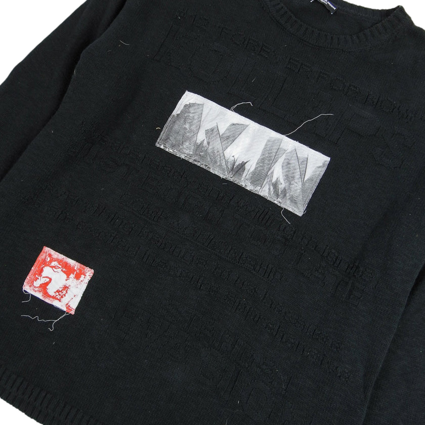 Raf Simons Kollapse Patch Sweater Size 2