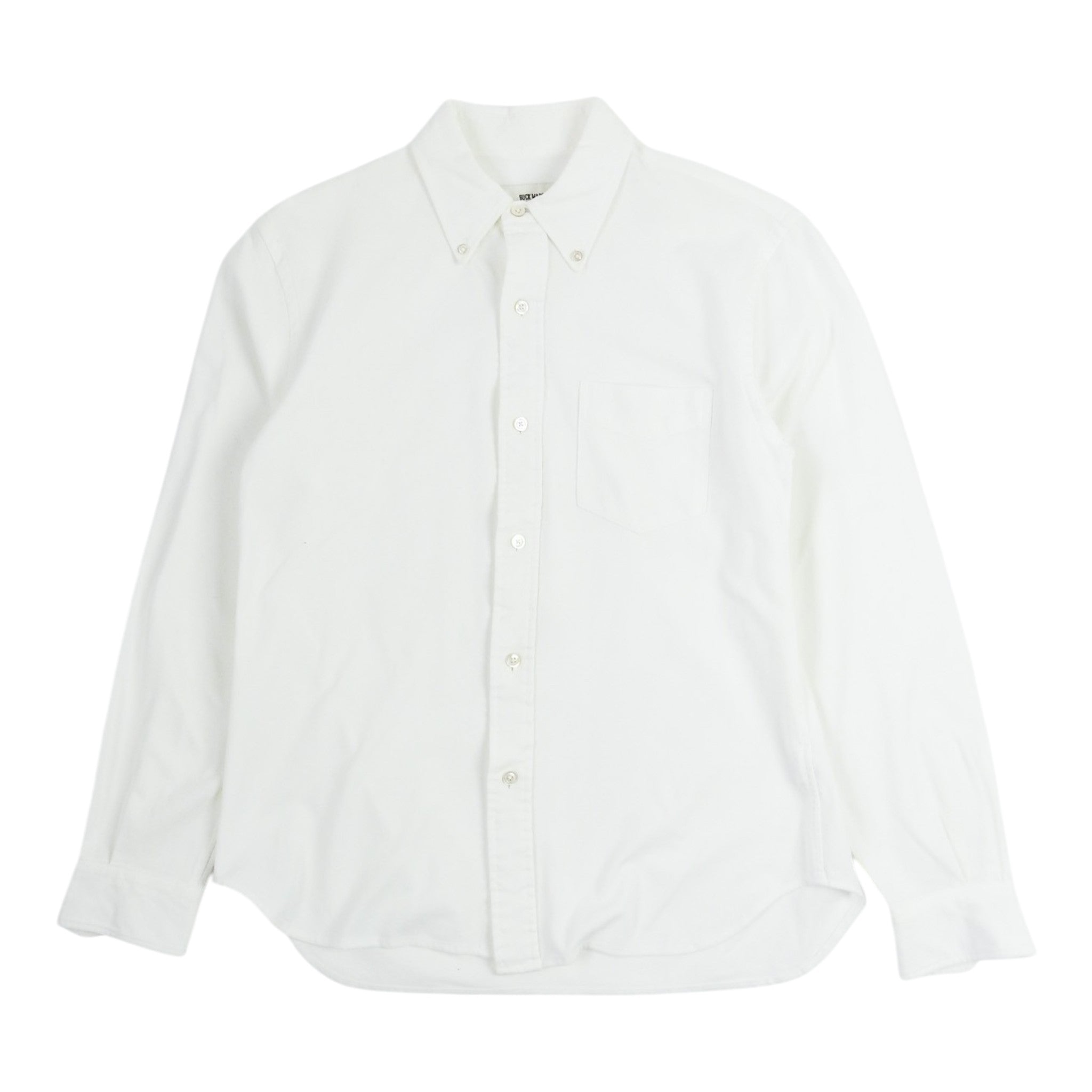 Buck Mason White Oxford Shirt Size Small