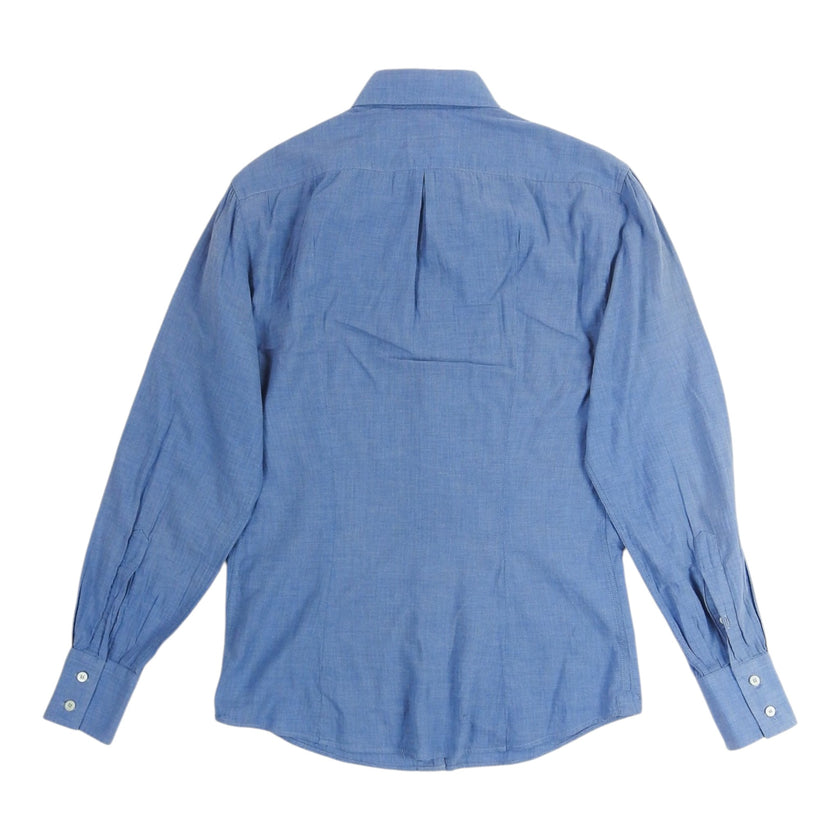 Brunello Cucinelli Chambray Shirt Size Small