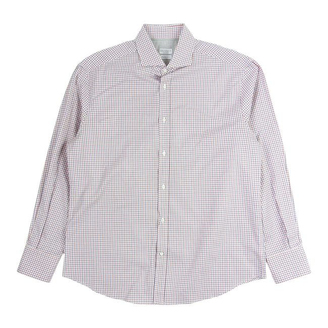 Brunello Cucinelli Check Shirt Size 2XL