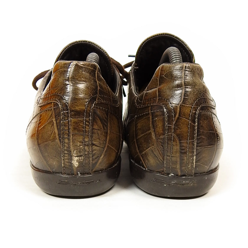 Santoni Fur Lined Sneakers Size 10.5