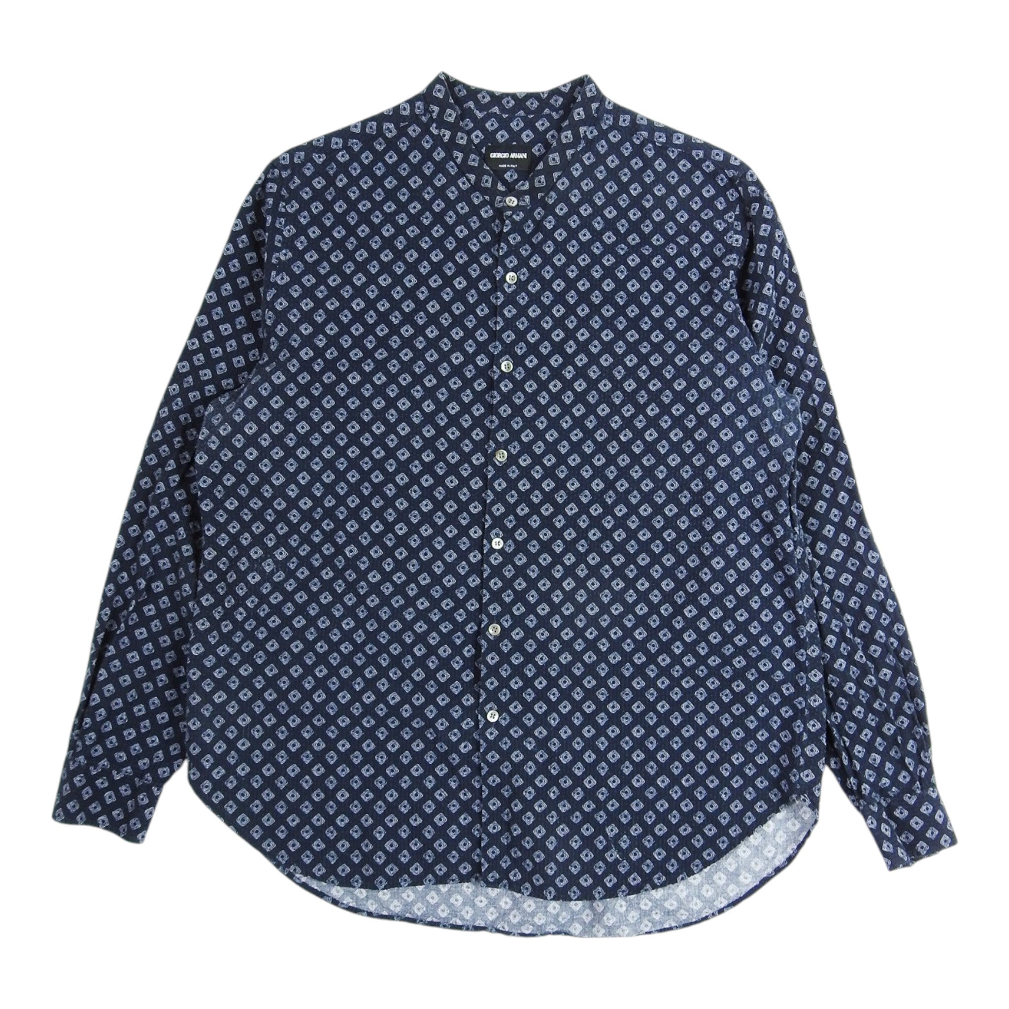 Giorgio Armani Mandarin Collar Shirt Size 17.5
