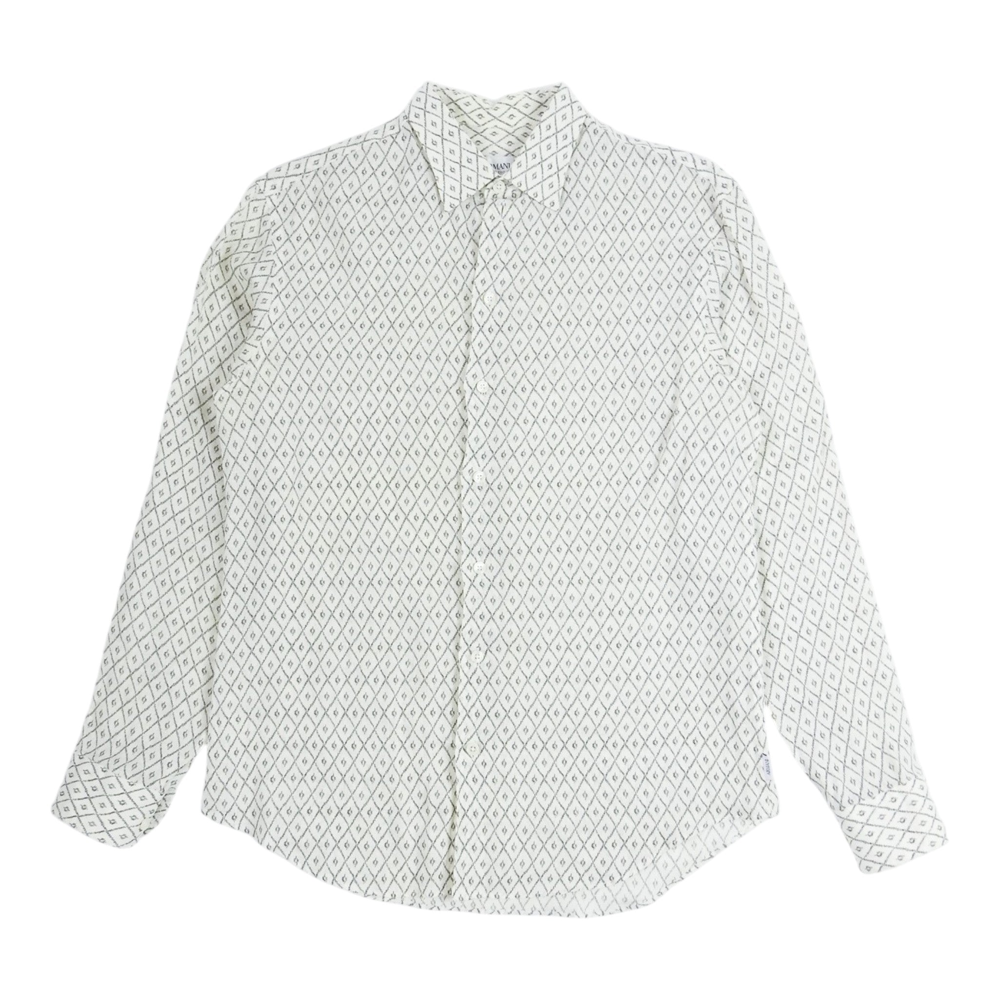 Armani Collezioni Linen Shirt Size Medium