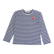 Comme Des Garçons PLAY Striped LS T-Shirt Size Medium