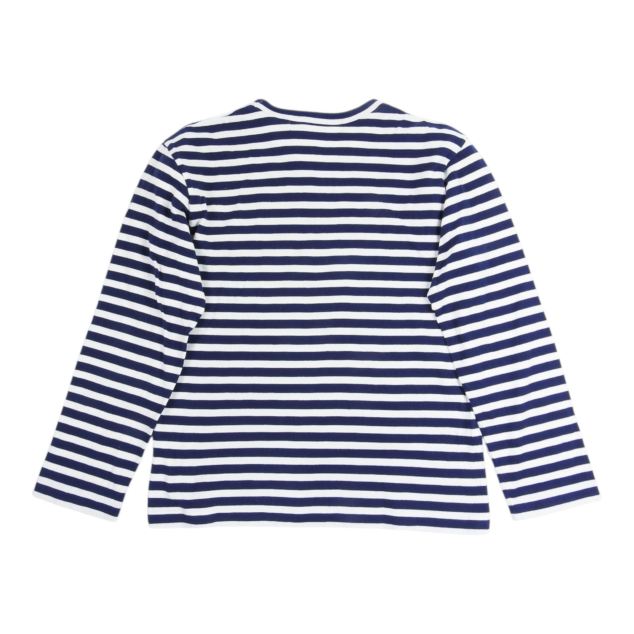 Comme Des Garçons PLAY Striped LS T-Shirt Size Medium