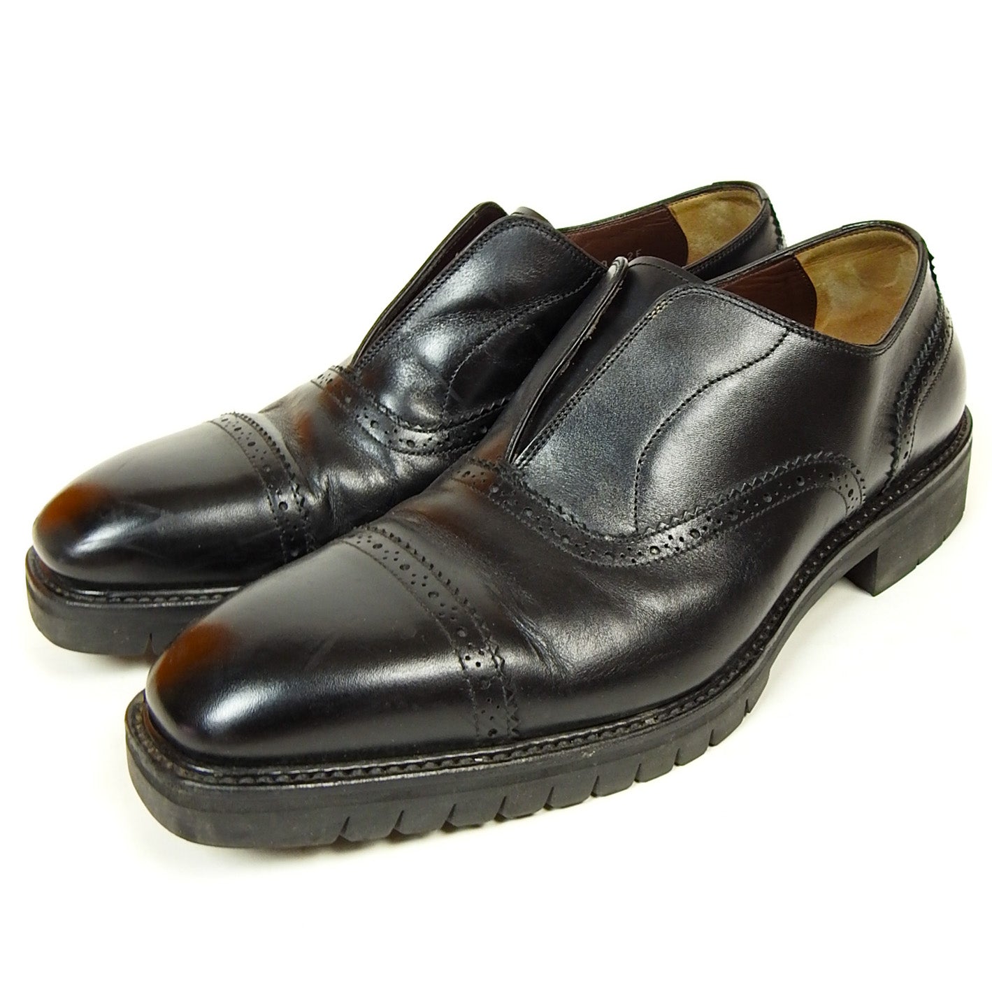 Salvatore Ferragamo Laceless Derbies Size 11