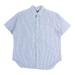 Gitman Vintage Blue Seersucker SS Shirt Size XL
