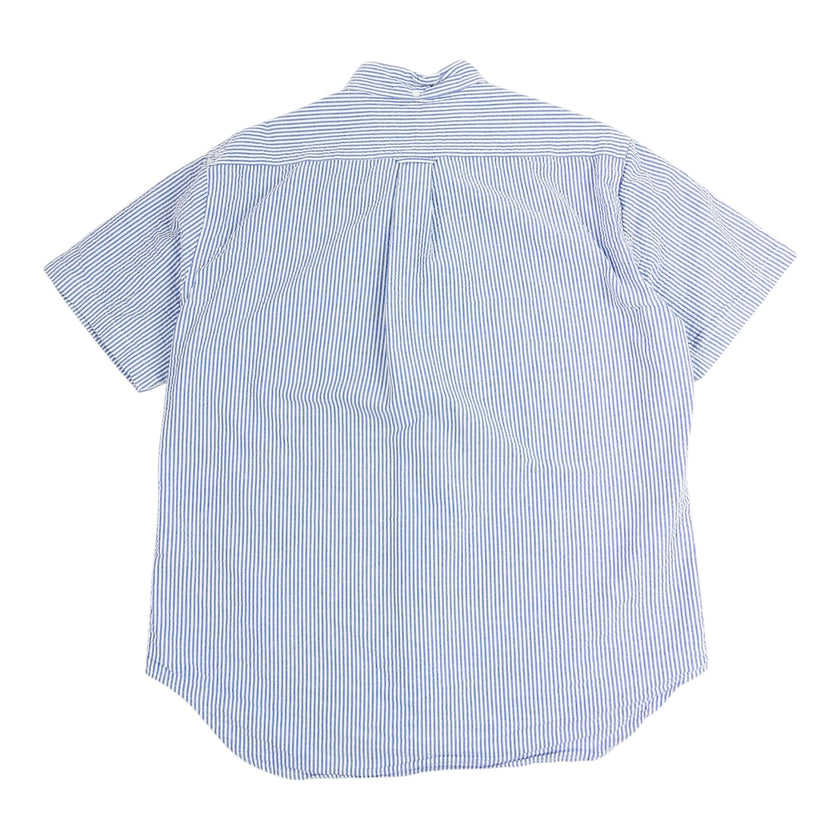 Gitman Vintage Blue Seersucker SS Shirt Size XL
