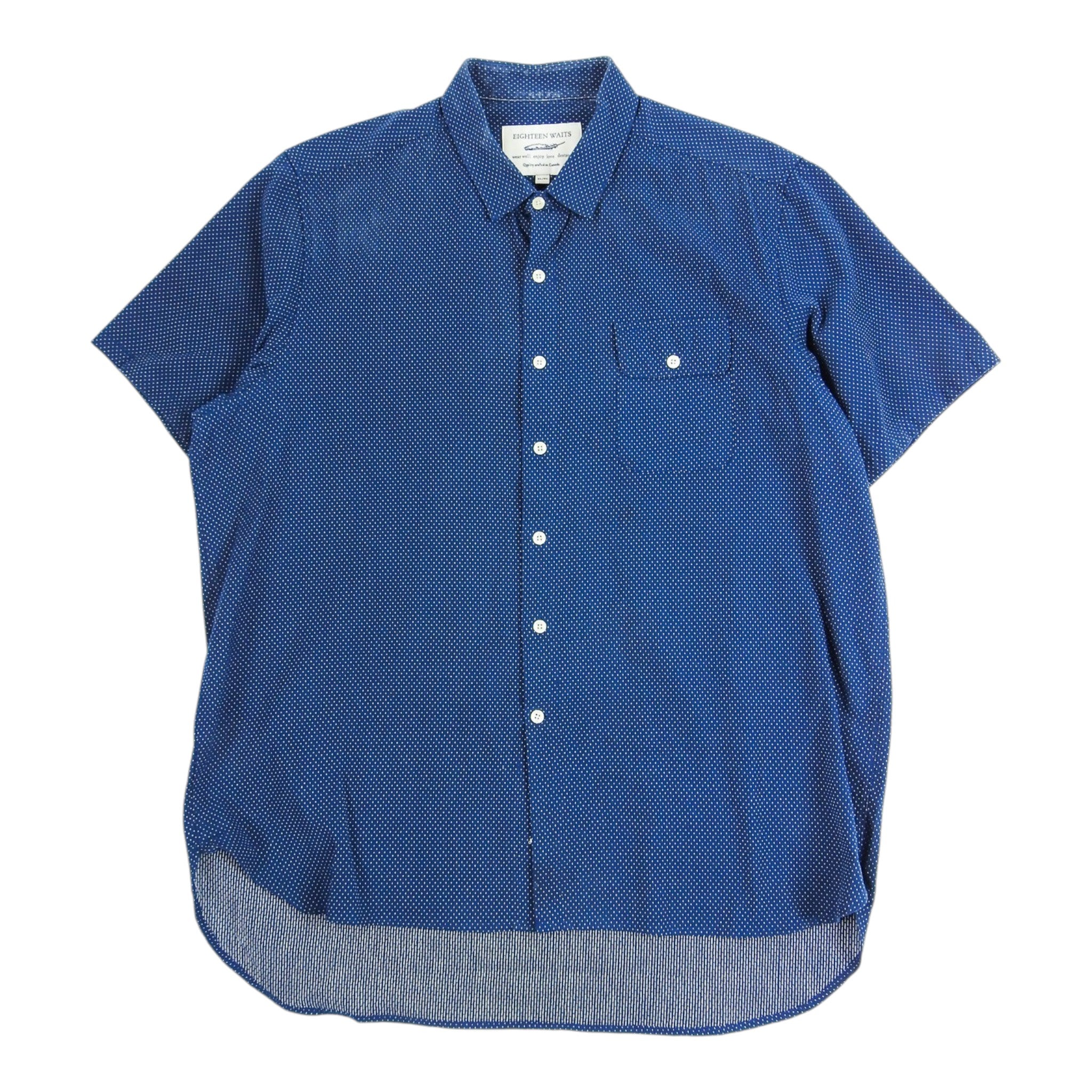 Eighteen Watts SS Polka Dot Shirt Size XL