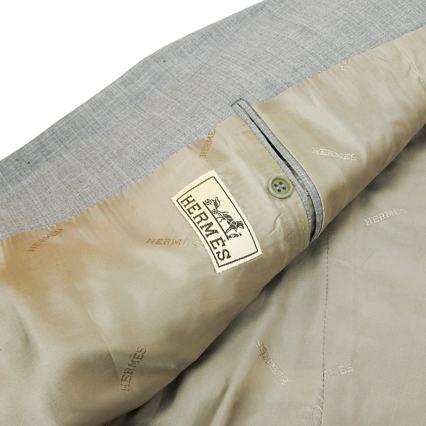 Hermes Grey 2 Piece Suit Size 50