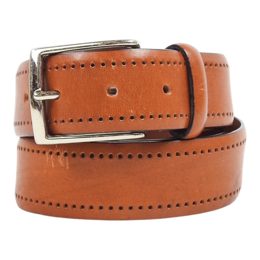 Canali Light Brown Belt Size 115