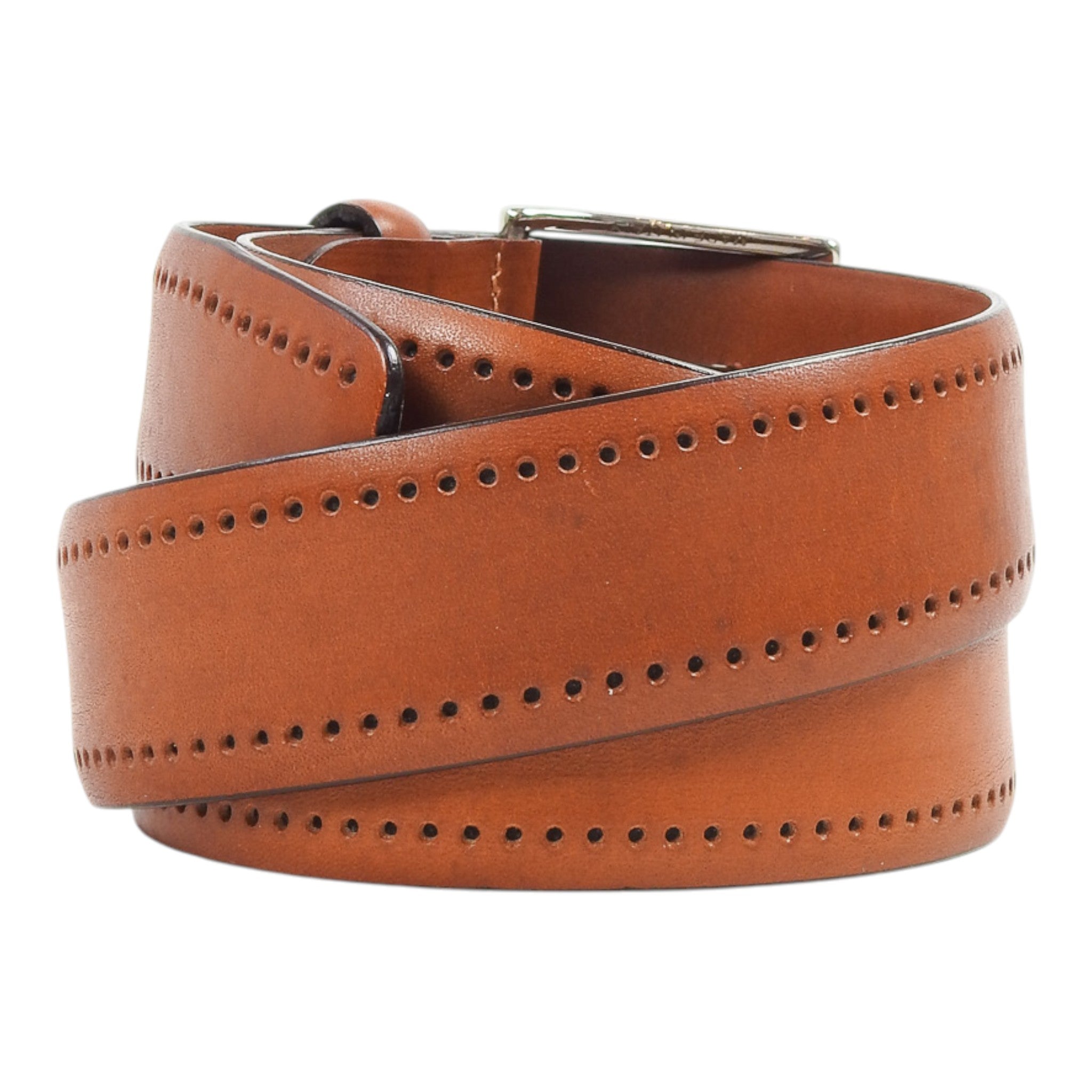 Canali Light Brown Belt Size 115