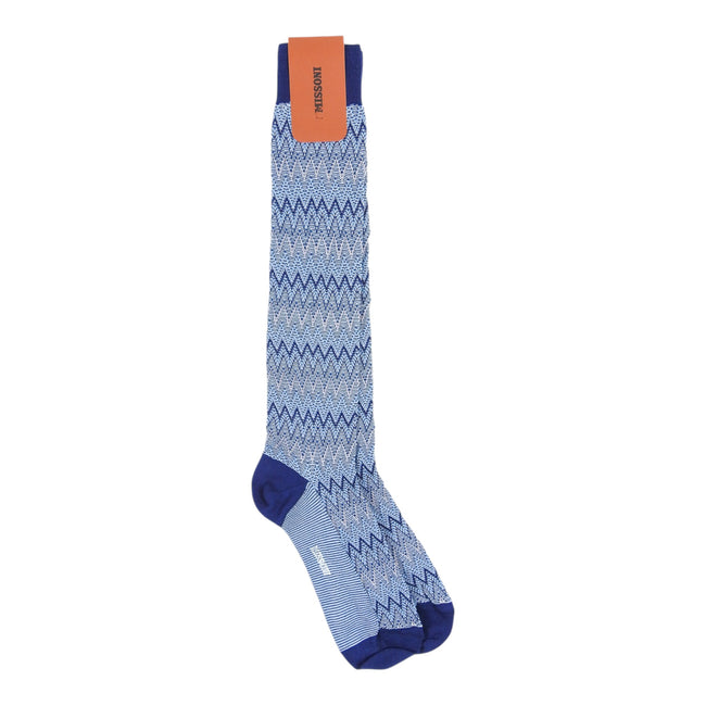 Missoni Blue Socks Size Large
