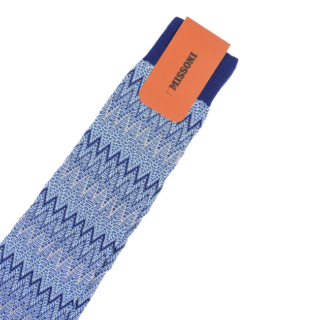 Missoni Blue Socks Size Large