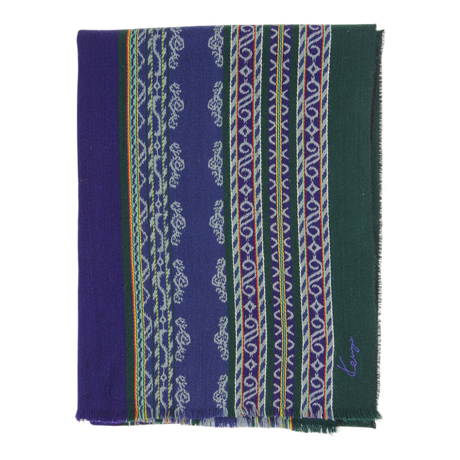 Kenzo Green/Purple Scarf