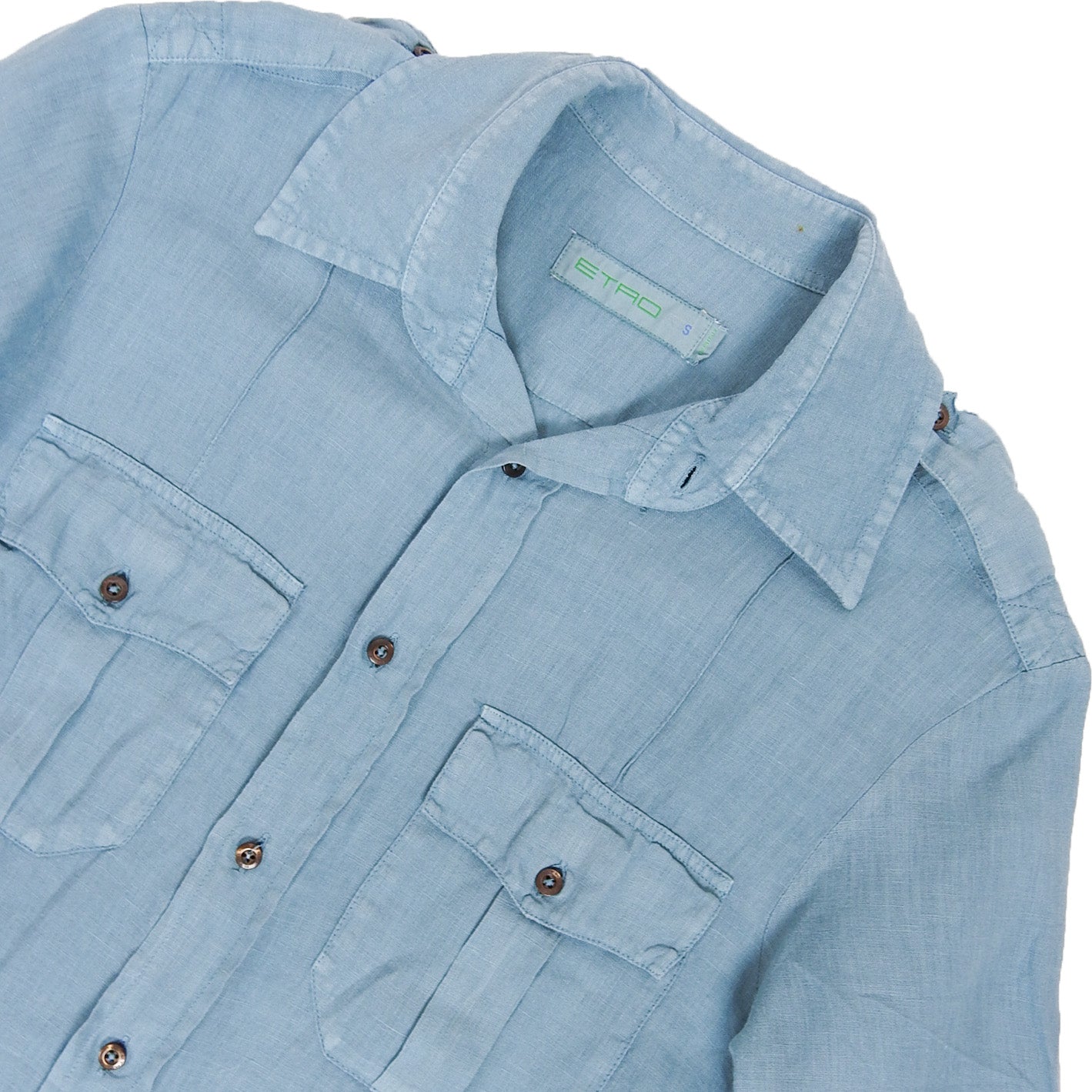 Etro Linen SS Shirt Size Small
