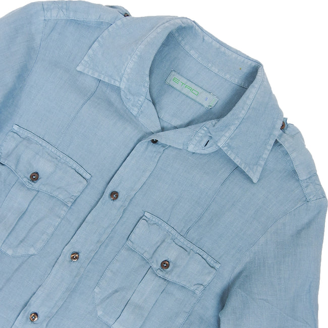 Etro Linen SS Shirt Size Small