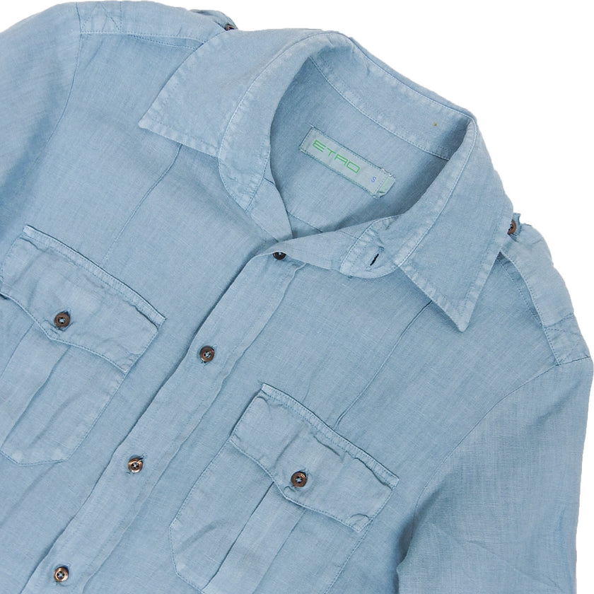 Etro Linen SS Shirt Size Small