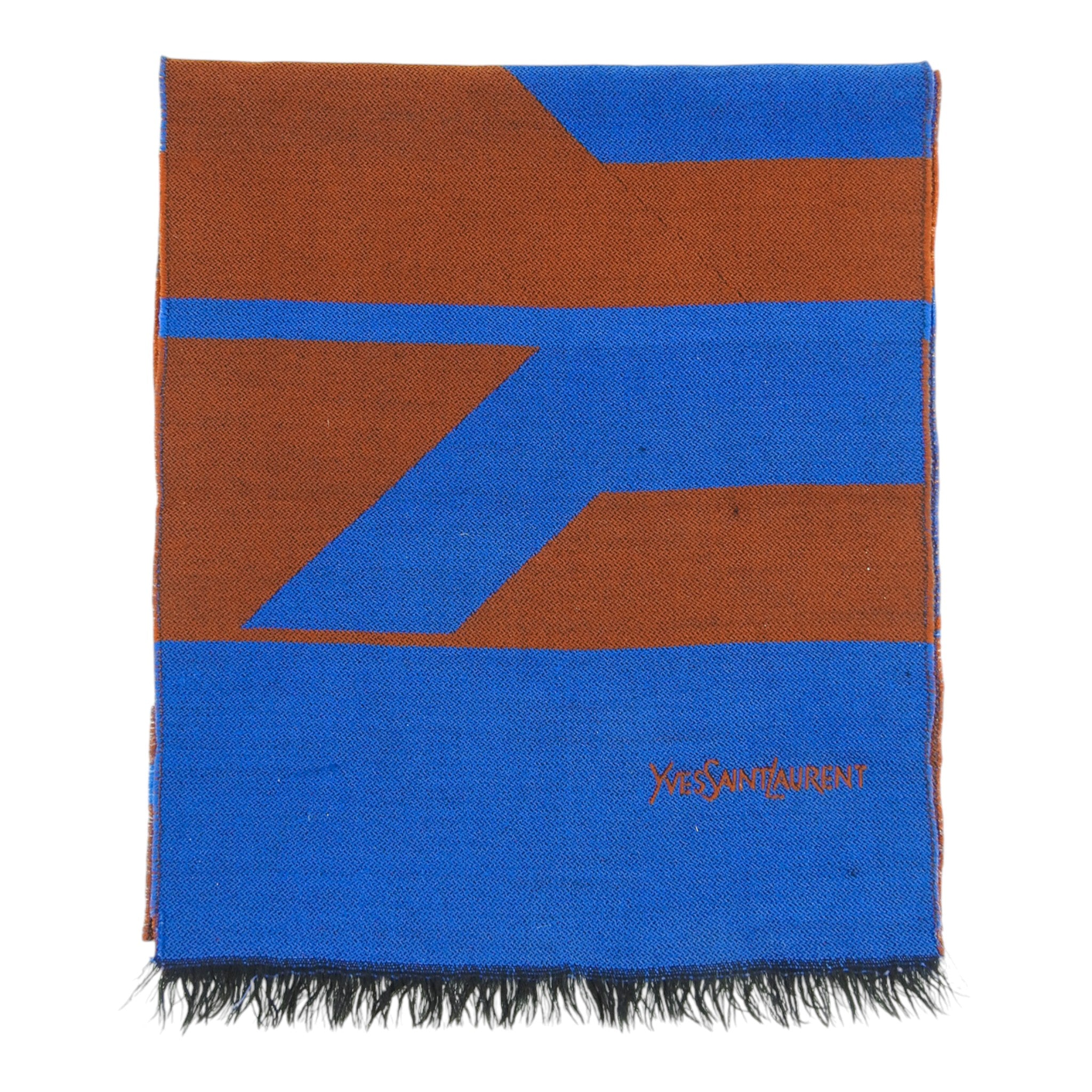 Yyves Saint Laurent Colour Block Scarf