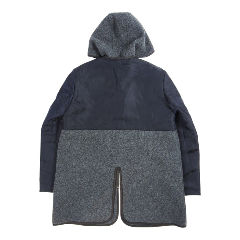 Comme Des Garçons Homme Plus Hooded Wool Coat Size Medium