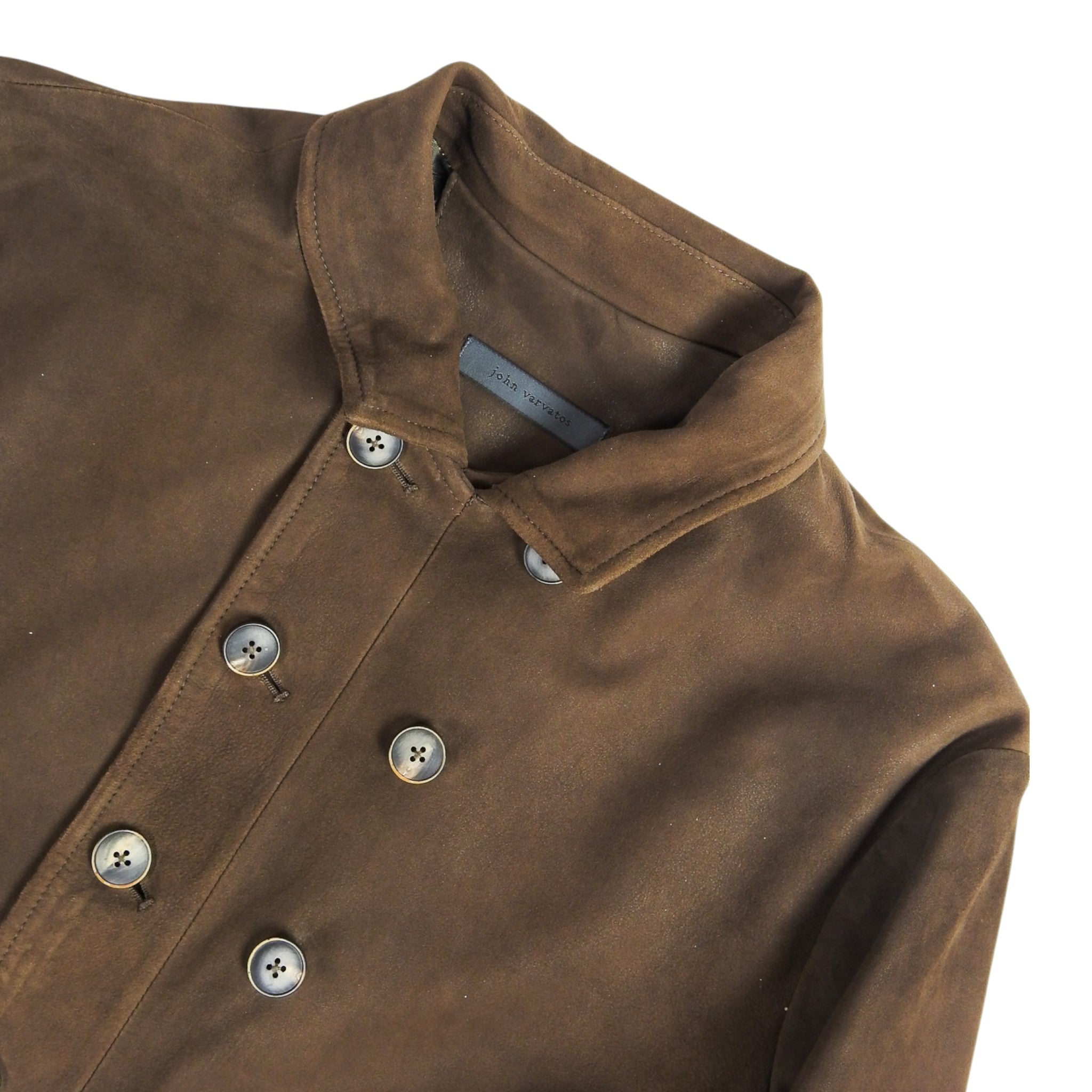 John Varvatos Leather Jacket Size 46