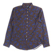John Varvatos Dark Brown/Blue Shirt Size Small