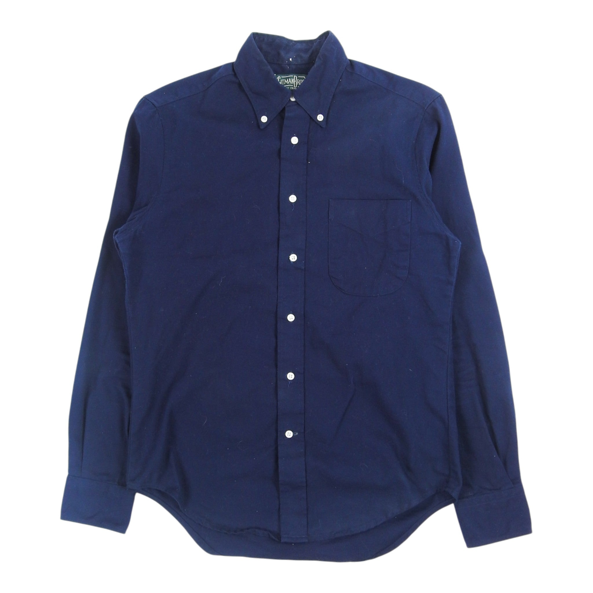 Gitman Navy Shirt Size Small