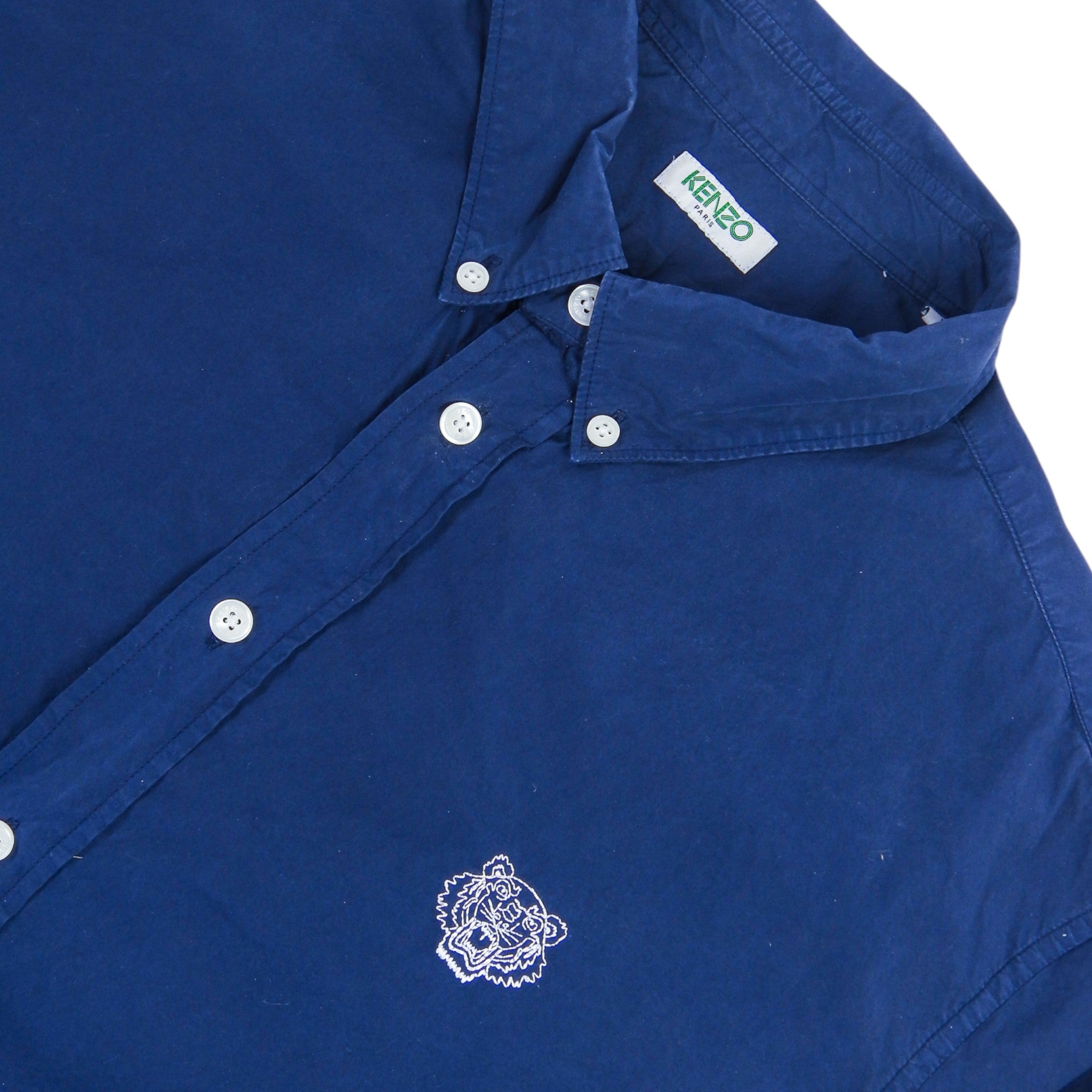 Kenzo Embroidered Shirt Size Large
