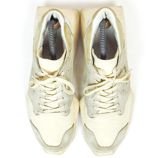 Rick Owens x Adidas Tech Runner - White/Grey Size 7.5
