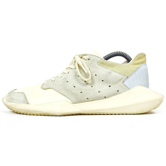 Rick Owens x Adidas Tech Runner - White/Grey Size 7.5