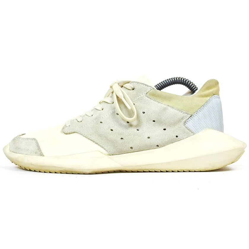 Rick Owens x Adidas Tech Runner - White/Grey Size 7.5
