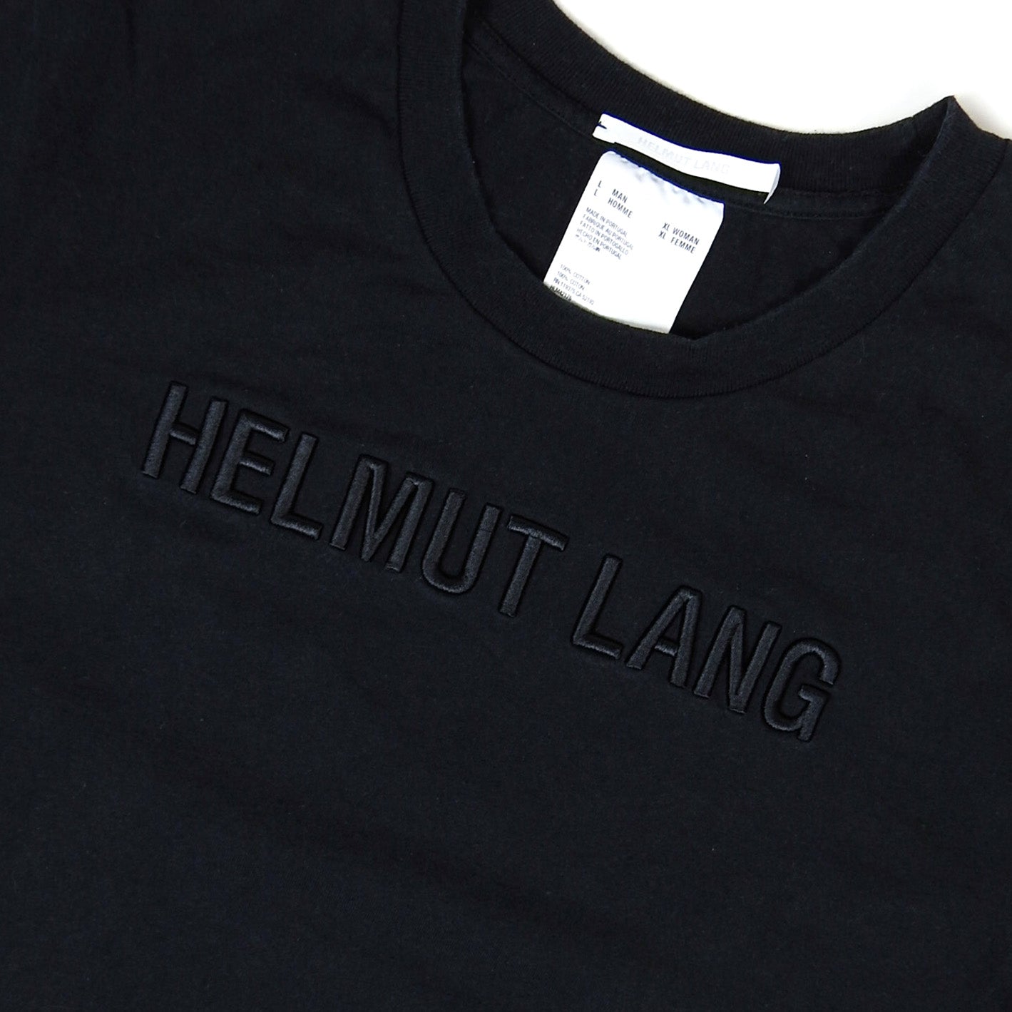 Helmut Lang Unisex Logo T-Shirt Size Large