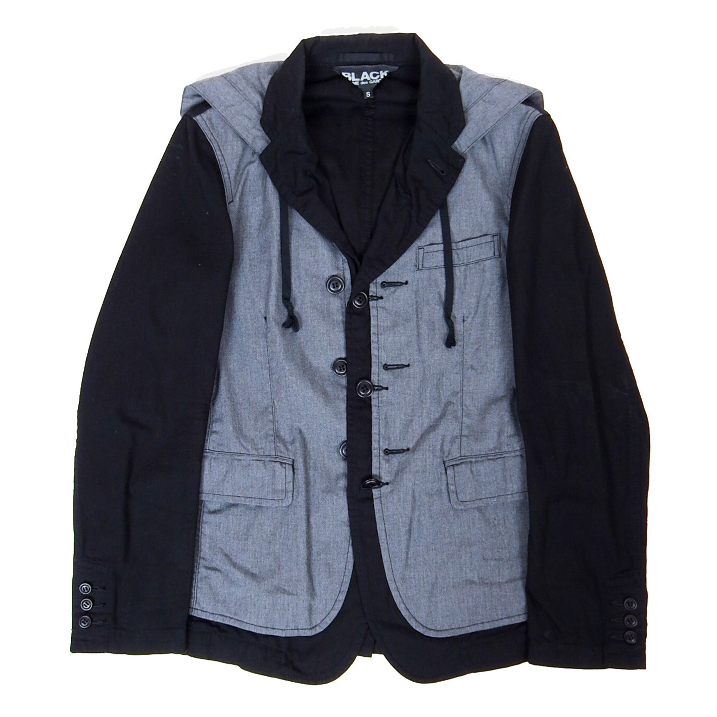 Comme Des Garçons BLACK Hooded Jacket Size Small