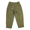 Beams+ Pleated Green Trousers Size Medium